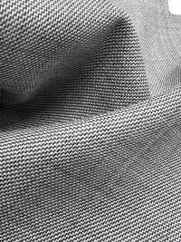 M02054-9 Ligne Exclusive KUNISHIMA1850 [Laine Extrafine 140's] Peau De Requin Noire Et Blanche[Textile] Kunishima Co., Ltd. Sous-photo