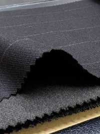 M02060-2 Ligne Exclusive KUNISHIMA1850 【Laine Peignée Extra-fine】Rayures Craie Marine[Textile] Kunishima Co., Ltd. Sous-photo