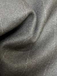 M02060-4 Ligne Exclusive KUNISHIMA1850 【Laine Peignée Extra-fine】Rayures Craie Grises[Textile] Kunishima Co., Ltd. Sous-photo