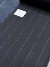 M02062-4 Ligne Exclusive KUNISHIMA1850 【Laine Peignée Extra-fine】Chevrons Bleu Marine[Textile] Kunishima Co., Ltd. Sous-photo