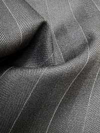 M02062-4 Ligne Exclusive KUNISHIMA1850 【Laine Peignée Extra-fine】Chevrons Bleu Marine[Textile] Kunishima Co., Ltd. Sous-photo