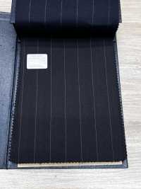 M02062-4 Ligne Exclusive KUNISHIMA1850 【Laine Peignée Extra-fine】Chevrons Bleu Marine[Textile] Kunishima Co., Ltd. Sous-photo