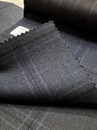 M02063-3 Ligne Exclusive KUNISHIMA1850 【Laine Peignée Extra-fine】Carreaux Bleus[Textile] Kunishima Co., Ltd. Sous-photo