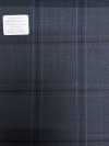 M02063-3 Ligne Exclusive KUNISHIMA1850 【Laine Peignée Extra-fine】Carreaux Bleus