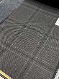 M02063-5 Ligne Exclusive KUNISHIMA1850 【Laine Peignée Extra-fine】Carreaux Gris[Textile] Kunishima Co., Ltd. Sous-photo