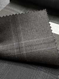 M02063-5 Ligne Exclusive KUNISHIMA1850 【Laine Peignée Extra-fine】Carreaux Gris[Textile] Kunishima Co., Ltd. Sous-photo