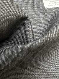 M02063-5 Ligne Exclusive KUNISHIMA1850 【Laine Peignée Extra-fine】Carreaux Gris[Textile] Kunishima Co., Ltd. Sous-photo