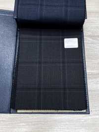 M02063-5 Ligne Exclusive KUNISHIMA1850 【Laine Peignée Extra-fine】Carreaux Gris[Textile] Kunishima Co., Ltd. Sous-photo