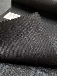 M02064-2 Ligne Exclusive KUNISHIMA1850 【Laine Peignée Extra-fine】Carreaux Chinés Bleu Marine[Textile] Kunishima Co., Ltd. Sous-photo
