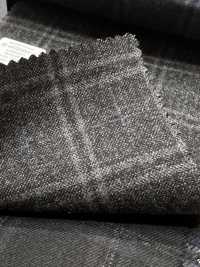 M02065-4 Ligne Exclusive KUNISHIMA1850 【Laine Peignée Extra-fine】Gris Chiné à Carreaux[Textile] Kunishima Co., Ltd. Sous-photo