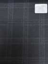 M02066-4 Ligne Exclusive KUNISHIMA1850 【Laine Peignée Extra-fine】Gris Chiné à Carreaux
