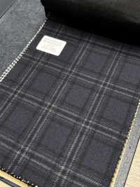 M02045-3 Ligne Exclusive KUNISHIMA1850 【SOMO CACHEMIRE 100%】 Bleu Marine à Carreaux 3D[Textile] Kunishima Co., Ltd. Sous-photo