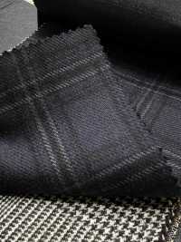 M02045-3 Ligne Exclusive KUNISHIMA1850 【SOMO CACHEMIRE 100%】 Bleu Marine à Carreaux 3D[Textile] Kunishima Co., Ltd. Sous-photo