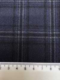 M02045-3 Ligne Exclusive KUNISHIMA1850 【SOMO CACHEMIRE 100%】 Bleu Marine à Carreaux 3D[Textile] Kunishima Co., Ltd. Sous-photo