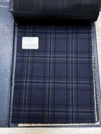 M02045-3 Ligne Exclusive KUNISHIMA1850 【SOMO CACHEMIRE 100%】 Bleu Marine à Carreaux 3D[Textile] Kunishima Co., Ltd. Sous-photo