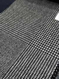 M02046-9 Ligne Exclusive KUNISHIMA1850 【SOMO CASHMERE 100%】 Grands Carreaux Noirs Et Blancs[Textile] Kunishima Co., Ltd. Sous-photo