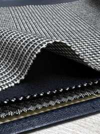 M02046-9 Ligne Exclusive KUNISHIMA1850 【SOMO CASHMERE 100%】 Grands Carreaux Noirs Et Blancs[Textile] Kunishima Co., Ltd. Sous-photo