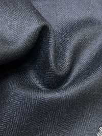 M02047-2 Ligne Exclusive KUNISHIMA1850 【SOMO CACHEMIRE 100%】 Chevrons Marine[Textile] Kunishima Co., Ltd. Sous-photo