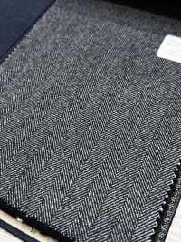 M02047-5 Ligne Exclusive KUNISHIMA1850 【SOMO CACHEMIRE 100%】Gris Chevrons[Textile] Kunishima Co., Ltd. Sous-photo