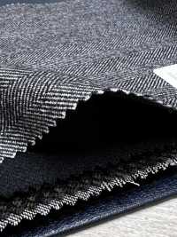 M02047-5 Ligne Exclusive KUNISHIMA1850 【SOMO CACHEMIRE 100%】Gris Chevrons[Textile] Kunishima Co., Ltd. Sous-photo