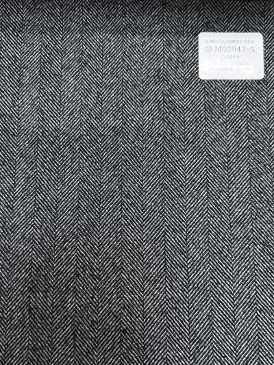 M02047-5 KUNISHIMA1850 Ligne exclusive [SOMO CASHMERE 100 %] Chevrons gris