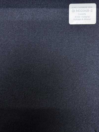 M02048-2 KUNISHIMA1850 Ligne exclusive [SOMO CACHEMIRE 100 %] uni marine