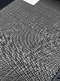 M02069-9 Gamme exclusive KUNISHIMA1850 [carreaux Prince-de-Galles] à carreaux noir et blanc[Textile] Kunishima Co., Ltd. Images supplémentaires