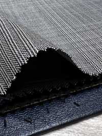 M02069-9 Gamme exclusive KUNISHIMA1850 [carreaux Prince-de-Galles] à carreaux noir et blanc[Textile] Kunishima Co., Ltd. Images supplémentaires