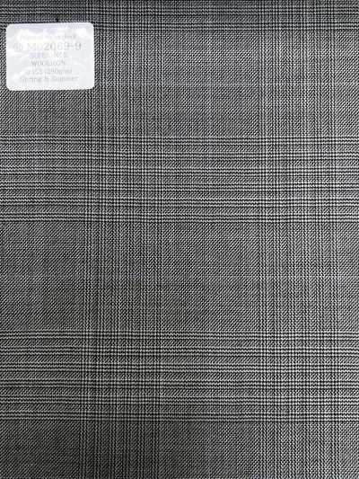 M02069-9 Gamme exclusive KUNISHIMA1850 [carreaux Prince-de-Galles] à carreaux noir et blanc