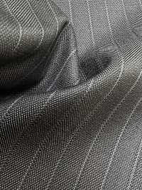 M02067-4 Ligne Exclusive KUNISHIMA1850 【W/S Executive Stripe】 Rayures Gris Anthracite Foncé[Textile] Kunishima Co., Ltd. Sous-photo
