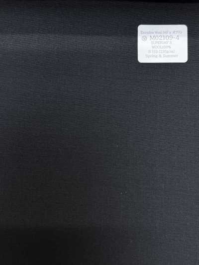 M02109-4 KUNISHIMA1850 ligne exclusive [popeline] gris anthracite foncé uni