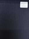 M02132-22 Ligne Exclusive KUNISHIMA1850 [Shadow Windowpane] Bleu Marine Foncé / Sans Motif