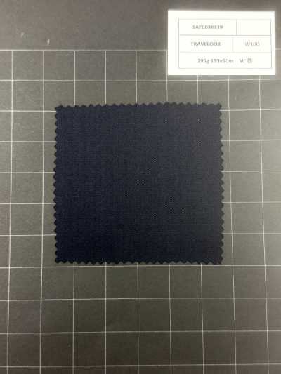 1AFC03-339 Jusqu'à épuisement des stocks : tissu Nikke Textile TRAVELOOK bleu marine