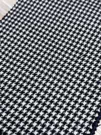 PR6511-WT Tissu Pied-de-poule Gris Extensible Premium Super120, Fabriqué Au Japon.[Textile] Images supplémentaires
