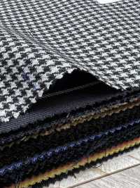 PR6511-WT Tissu Pied-de-poule Gris Extensible Premium Super120, Fabriqué Au Japon.[Textile] Images supplémentaires