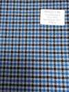 MH6511-BL Laine Peignée Japonaise Standard Laine-mohair (Style Tonic), à Carreaux Bleus