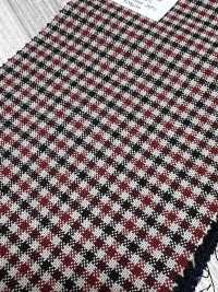 MH6511-BR Laine Japonaise Standard Mélangée à Du Mohair Chevreau, Peignée (Style Tonic), à Carreaux Marron[Textile] Images supplémentaires