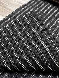 MH6521-BK Laine Japonaise Standard Mohair Peignée (Style Tonic), Rayée Noire[Textile] Images supplémentaires