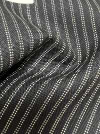 MH6521-NV Laine Peignée Japonaise Standard Mélangée Mohair (Style Tonic), Rayée Bleu Marine[Textile] Images supplémentaires
