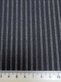 MH6521-NV Laine Peignée Japonaise Standard Mélangée Mohair (Style Tonic), Rayée Bleu Marine[Textile] Images supplémentaires