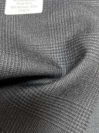 MH2431-CG Tissu Peigné Japonais Standard Laine-mohair (Style Tonic), à Carreaux, Gris Anthracite Heaven[Textile] Images supplémentaires