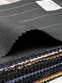 LA5521-DG Tissu Extensible En Laine Lamée De Soie Standard Fabriqué Au Japon[Textile] Images supplémentaires