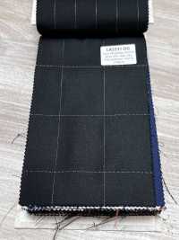 LA5531-DG Tissu à Carreaux Japonais Standard En Laine Extensible, Soie Et Lurex[Textile] Images supplémentaires
