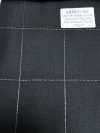 LA5531-DG Tissu à Carreaux Japonais Standard En Laine Extensible, Soie Et Lurex
