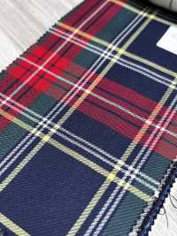 SK5536-NV Tissu Japonais Standard Extensible à Carreaux, Laine Et Soie, Bleu Marine[Textile] Images supplémentaires
