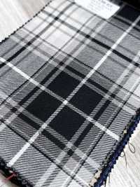 SK5536-GY Tissu à Carreaux Extensible Standard Japonais En Laine Et Soie, Gris[Textile] Images supplémentaires