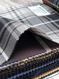 SK5536-GY Tissu à Carreaux Extensible Standard Japonais En Laine Et Soie, Gris[Textile] Images supplémentaires