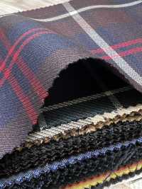 SK5536-BR Carreaux Standard Japonais Extensible En Laine Et Soie, Marron[Textile] Images supplémentaires