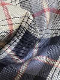 SK5536-BE Tissu Japonais Standard Extensible à Carreaux En Soie Et Laine, Beige[Textile] Images supplémentaires