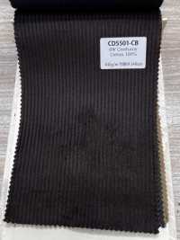 CD5501-CB Velours côtelé 8W C100 brun charbon[Textile] HOSOI SYOJI Images supplémentaires